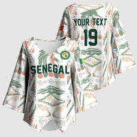 Custom World Football 2026 Senegal Kimono Sleeve Blouse Lions of Teranga Spirit