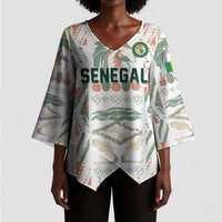 Custom World Football 2026 Senegal Kimono Sleeve Blouse Lions of Teranga Spirit