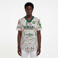 Custom World Football 2026 Senegal Scrub Top Lions of Teranga Spirit