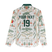 Custom World Football 2026 Senegal Women Casual Shirt Lions of Teranga Spirit