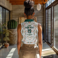 Custom World Football 2026 Senegal Women Sleeveless Polo Shirt Lions of Teranga Spirit