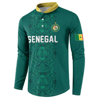 Custom World Football 2026 Senegal Button Sweatshirt Pride of the African Lions