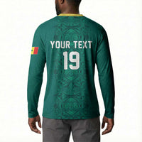 Custom World Football 2026 Senegal Button Sweatshirt Pride of the African Lions