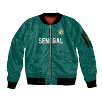 Custom World Football 2026 Senegal Sleeve Zip Bomber Jacket Pride of the African Lions