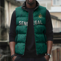 Custom World Football 2026 Senegal Sleeveless Puffer Jacket Pride of the African Lions