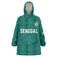 Custom World Football 2026 Senegal Wearable Blanket Hoodie Pride of the African Lions