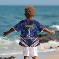 Cabo Verde Goalkeeper Vozinha Kid Hawaiian Shirt The Blue Wall Legend Glory