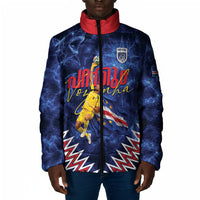 Cabo Verde Goalkeeper Vozinha Padded Jacket The Blue Wall Legend Glory