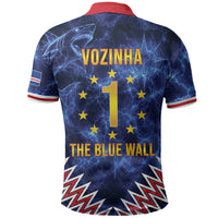 Cabo Verde Goalkeeper Vozinha Polo Shirt The Blue Wall Legend Glory