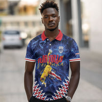 Cabo Verde Goalkeeper Vozinha Polo Shirt The Blue Wall Legend Glory
