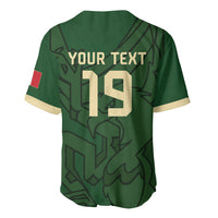 Mis Raices Mexico Football Custom Baseball Jersey Aztec Calendar Line Art