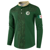 Mis Raices Mexico Football Custom Button Sweatshirt Aztec Calendar Line Art