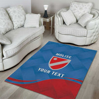 Personalized Italy Molise Area Rug Flag Style - Wonder Print Shop