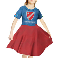 Personalized Italy Molise Kid Short Sleeve Dress Flag Style LT19