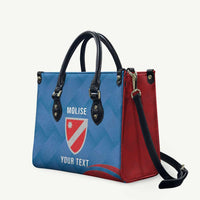 Personalized Italy Molise Leather Bag Flag Style - Wonder Print Shop