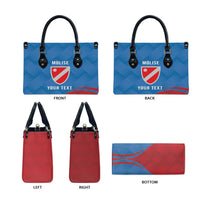 Personalized Italy Molise Leather Bag Flag Style - Wonder Print Shop