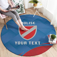 Personalized Italy Molise Round Carpet Flag Style - Wonder Print Shop