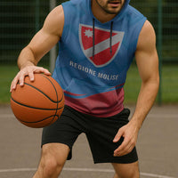 Personalized Italy Molise Sleeveless Hoodie Flag Style - Wonder Print Shop