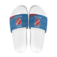 Personalized Italy Molise Slide Sandals Flag Style - Wonder Print Shop