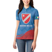 Personalized Italy Molise Women Polo Shirt Flag Style LT19