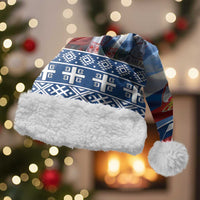 Serbia Christmas Wolf Christmas Santa Hat Vuk Serbian Mascot - Wonder Print Shop