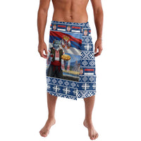Serbia Christmas Wolf Lavalava Vuk Serbian Mascot - Wonder Print Shop