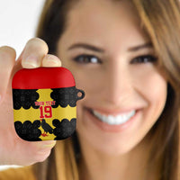 Custom Flintshire Wales AirPods Case Coat Of Arms with Heraldic Flag - Wonder Print Shop