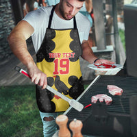 Custom Flintshire Wales Apron Coat Of Arms with Heraldic Flag - Wonder Print Shop