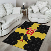 Custom Flintshire Wales Area Rug Coat Of Arms with Heraldic Flag - Wonder Print Shop