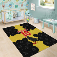 Custom Flintshire Wales Area Rug Coat Of Arms with Heraldic Flag - Wonder Print Shop