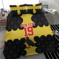 Custom Flintshire Wales Bedding Set Coat Of Arms with Heraldic Flag - Wonder Print Shop