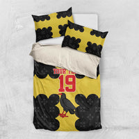 Custom Flintshire Wales Bedding Set Coat Of Arms with Heraldic Flag - Wonder Print Shop