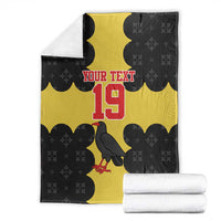 Custom Flintshire Wales Blanket Coat Of Arms with Heraldic Flag - Wonder Print Shop