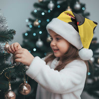 Custom Flintshire Wales Christmas Santa Hat Coat Of Arms with Heraldic Flag - Wonder Print Shop