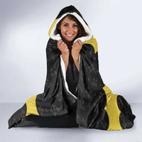 Custom Flintshire Wales Hooded Blanket Coat Of Arms with Heraldic Flag - Wonder Print Shop