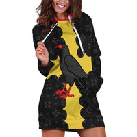 Custom Flintshire Wales Hoodie Dress Coat Of Arms with Heraldic Flag - Wonder Print Shop