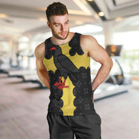 Custom Flintshire Wales Men Tank Top Coat Of Arms with Heraldic Flag - Wonder Print Shop