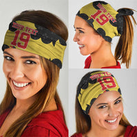 Custom Flintshire Wales Neck Gaiter Coat Of Arms with Heraldic Flag - Wonder Print Shop