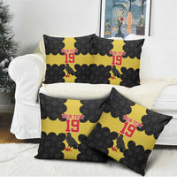 Custom Flintshire Wales Pillow Cover Coat Of Arms with Heraldic Flag - Wonder Print Shop