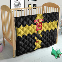 Custom Flintshire Wales Quilt Coat Of Arms with Heraldic Flag - Wonder Print Shop