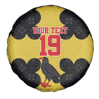 Custom Flintshire Wales Spare Tire Cover Coat Of Arms with Heraldic Flag - Wonder Print Shop