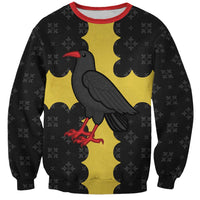 Custom Flintshire Wales Sweatshirt Coat Of Arms with Heraldic Flag - Wonder Print Shop