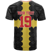 Custom Flintshire Wales T Shirt Coat Of Arms with Heraldic Flag - Wonder Print Shop