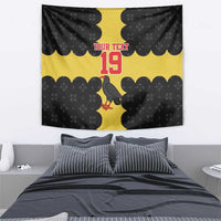 Custom Flintshire Wales Tapestry Coat Of Arms with Heraldic Flag - Wonder Print Shop