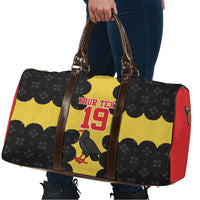 Custom Flintshire Wales Travel Bag Coat Of Arms with Heraldic Flag - Wonder Print Shop