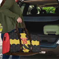 Custom Flintshire Wales Travel Bag Coat Of Arms with Heraldic Flag - Wonder Print Shop