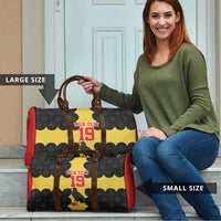 Custom Flintshire Wales Travel Bag Coat Of Arms with Heraldic Flag - Wonder Print Shop