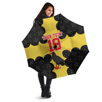 Custom Flintshire Wales Umbrella Coat Of Arms with Heraldic Flag - Wonder Print Shop