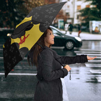 Custom Flintshire Wales Umbrella Coat Of Arms with Heraldic Flag - Wonder Print Shop