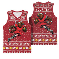 Personalized Radnorshire Wales Christmas Basketball Jersey Red-Tailed Hawk Rugby - Wonder Print Shop